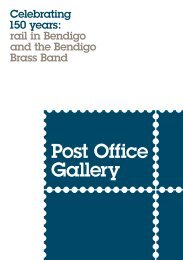 Celebrating 150 years: rail in Bendigo and the Bendigo Brass Band