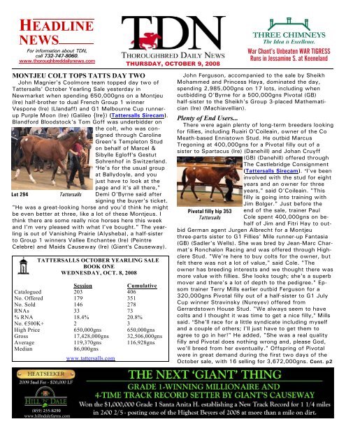 Malibu Moon Archives - TDN, Thoroughbred Daily News, Horse Racing News,  Results and Video