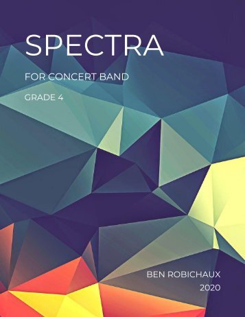 Spectra (for concert band) - Score