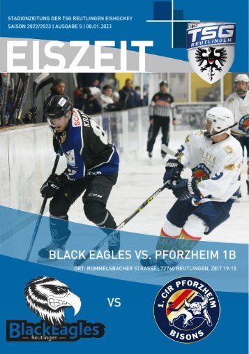 TSG Black Eagles vs Pforzheim Bisons 1b 08 01 2023 