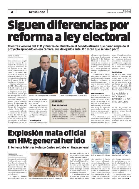 Impreso domingo 8 enero 2023