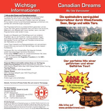Canadian Dreams - Die semiguided Tour im West-Kanada