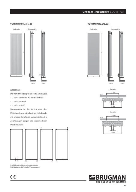 HEIZKÖRPER TECHNIK 2012 - Brugman Radiatoren B.V.