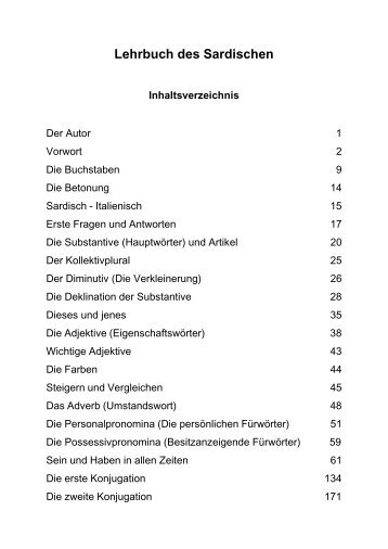 Lehrbuch des Sardischen