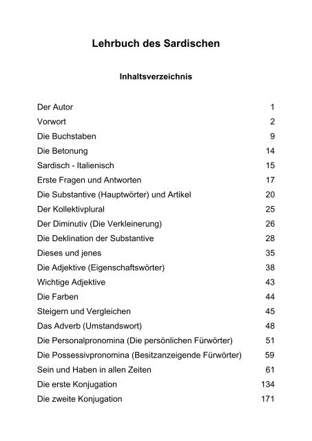 Lehrbuch des Sardischen