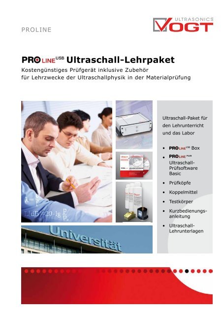 Ultraschall-Lehrpaket - VOGT Ultrasonics GmbH