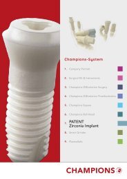 Product Catalog – Champions Patent Zirconia Implant