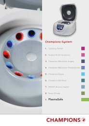 Product Catalog – Champions PlasmaSafe