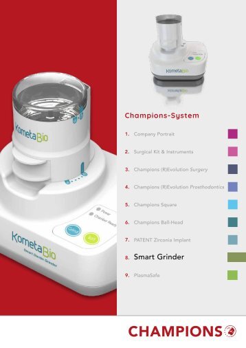 Product Catalog – Champions Smart Grinder