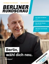 Sonderausgabe der Berliner Rundschau zur Neuwahl 2023