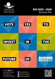 BOGNOR REGIS BID TERM 2 BUSINESS PLAN 2023 - 2028