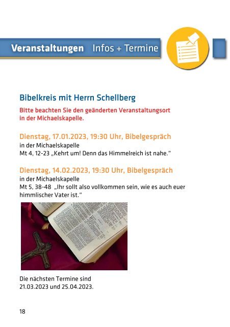 Pfarrbrief Januar - Februar 2023