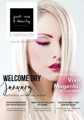 just me & beauty E-Magazin Issue N°18 Januar 2023