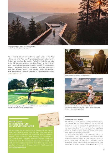 Magazin für den Schwarzwald- und Elsass-Golfurlaub 2023