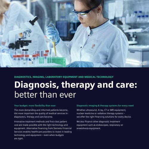 Siemens Hospitals Investing Brochure