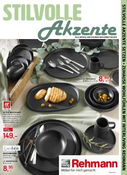 Stilvolle Akzente bei Interliving Rehmann