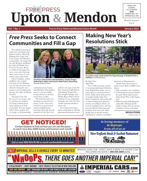 Upton & Mendon Free Press January 2023