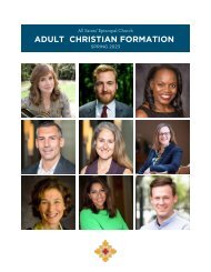 Spring 2023 Adult Christian Formation