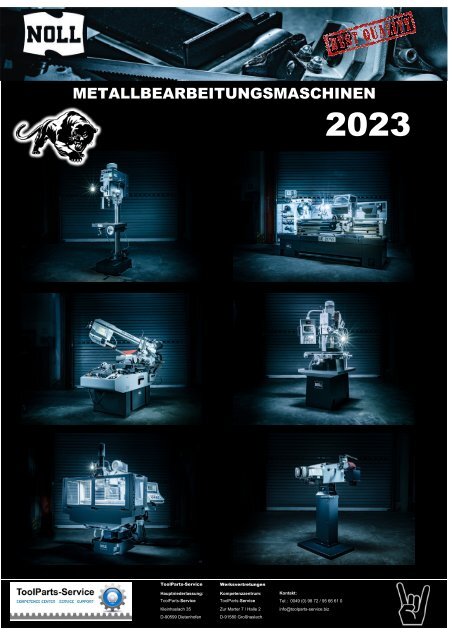 NOLL Metallbearbeitungsmaschinen Hauptkatalog 2023 