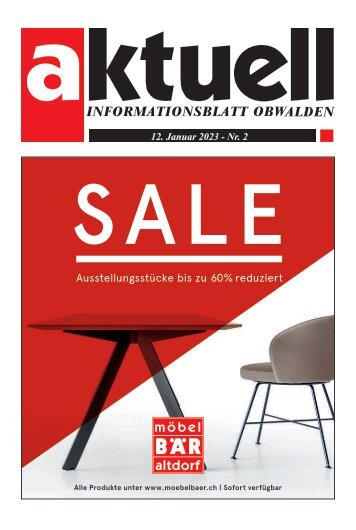 Aktuell Obwalden | KW 02 | 12. Januar 2023