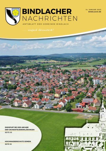 Bindlacher Nachrichten  - 14.01.2023