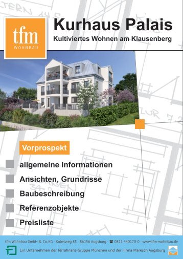 Kurhaus Palais in Augsburg-Göggingen – Kultiviertes Wohnen am Klausenberg