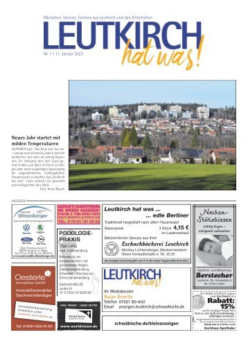 Leutkirch hat was 11.01.2023