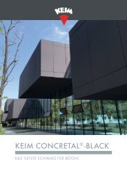 KEIM Concretal-Black Farbmuster