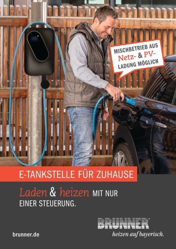Wallbox Ladestation BLS| BRUNNER Endkundenflyer