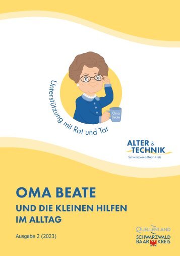 Broschüre: Oma Beate und die kleinen Hilfen im Alltag