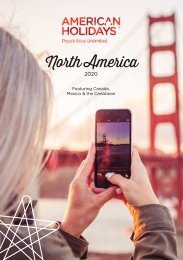 American Holidays 2020 North America Digital Brochure