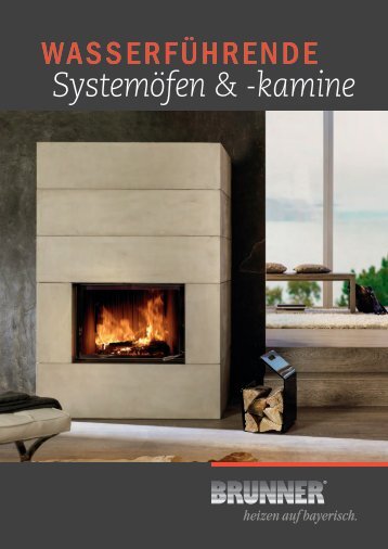 Wasserführende Systemgeräte BSK & BSO | BRUNNER Broschüre 