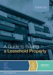 Crane & Co - A guide to buying a leasehold property 1