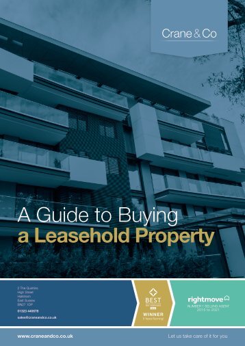 Crane & Co - A guide to buying a leasehold property 1