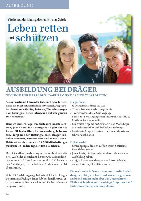 Ausbildung & Studium Frühjahr / Sommer  2022