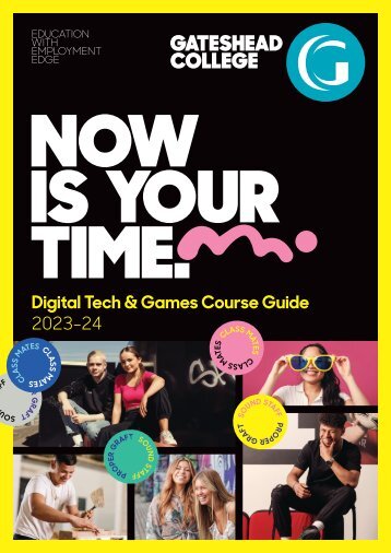 Digital Tech & Games Course Guide 2023-24 