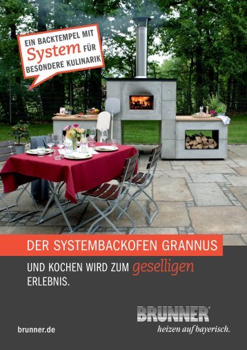 Systembackofen Grannus | BRUNNER Endkundenflyer