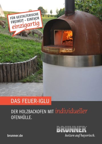 Pizzaofen Feuer-Iglu | BRUNNER Endkundenflyer