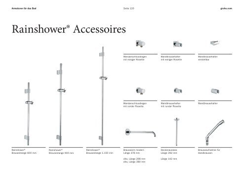 Armaturen für das Bad - Grohe Deutschland Vertriebs GmbH