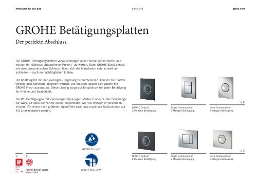 Armaturen für das Bad - Grohe Deutschland Vertriebs GmbH