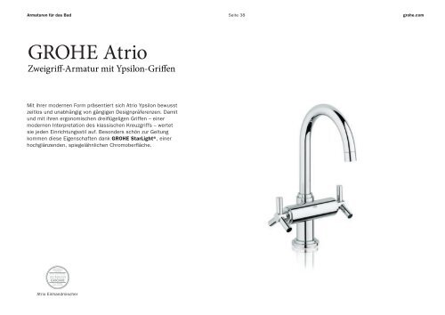 Armaturen für das Bad - Grohe Deutschland Vertriebs GmbH