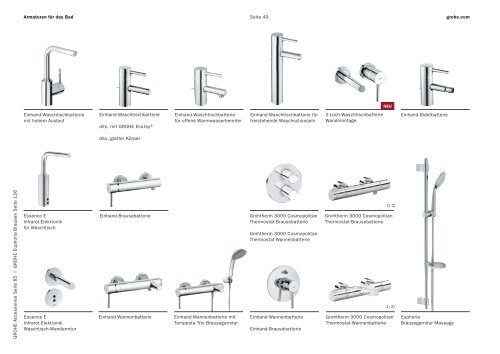 Armaturen für das Bad - Grohe Deutschland Vertriebs GmbH