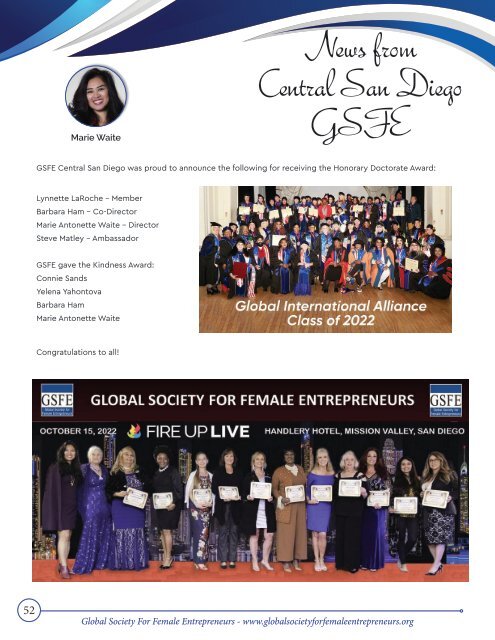 GSFE Newsletter-WINTER 2023