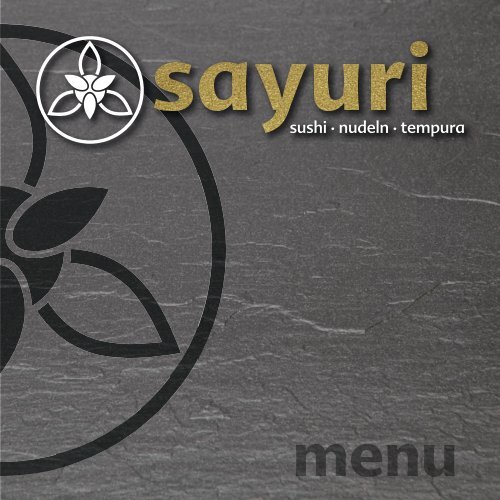 speisekarte sayuri.indd - Sayuri Sushi