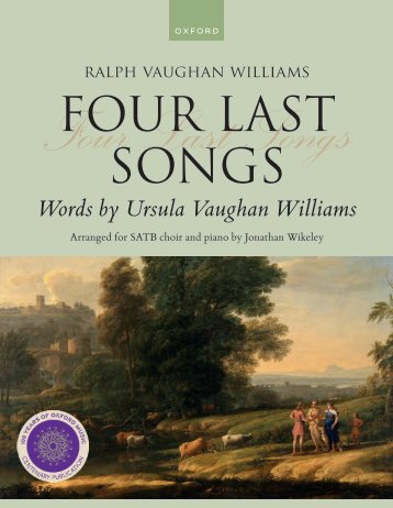 Vaughan Williams Four Last Songs arr. Jonathan Wikeley