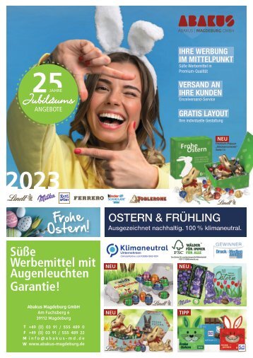 Abakus Magdeburg - Katalog Süße Ostern 2023