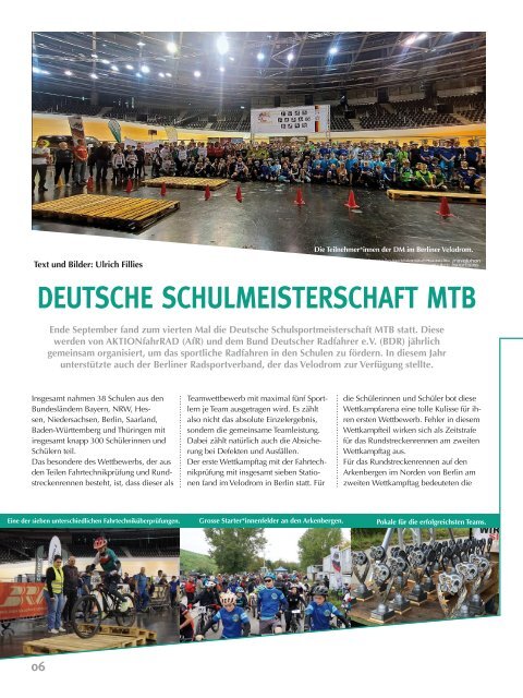 #schoolbikers - Magazin für schulisches Radfahren — Ausgabe 02/2022