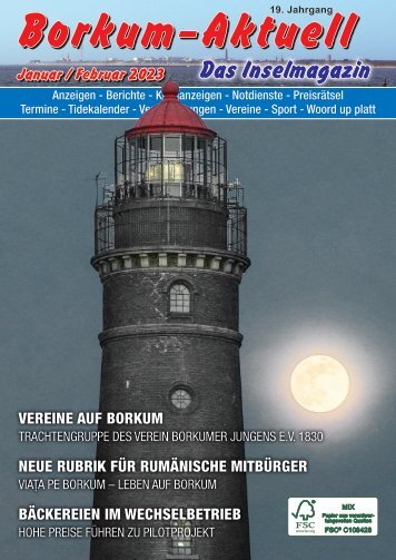 Januar / Februar 2023 / Borkum-Aktuell - Das Inselmagazin