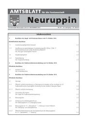 AMTSBLATTfür die Fontanestadt Neuruppin