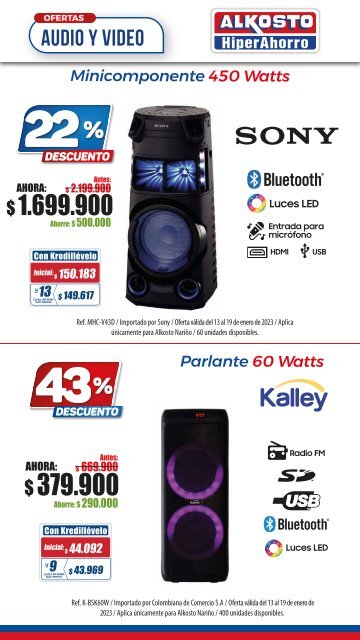 LAS OFERTAS Electrónica - del 13 al 19 de enero